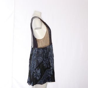 Free People Blue Katies Mini Dress M